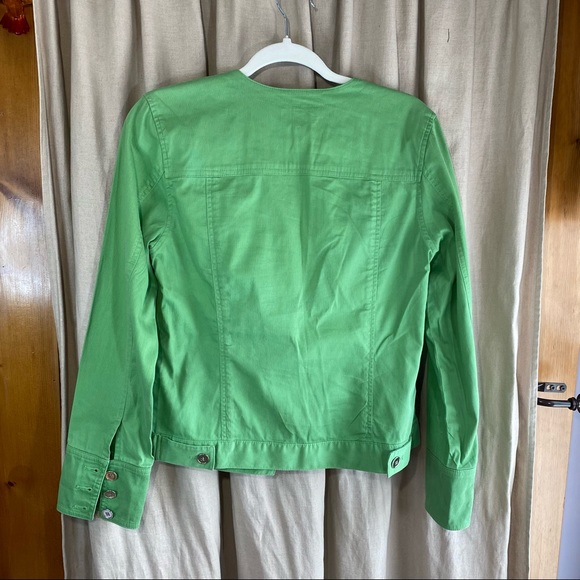 Charter Club Collarless Spring Jacket - Picture 8 of 13